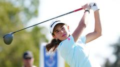 Trump misses cut despite improvement on LPGA debut