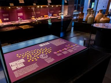 2 robbers overpower guard and steal dozens of ancient gold coins from a Swiss museum