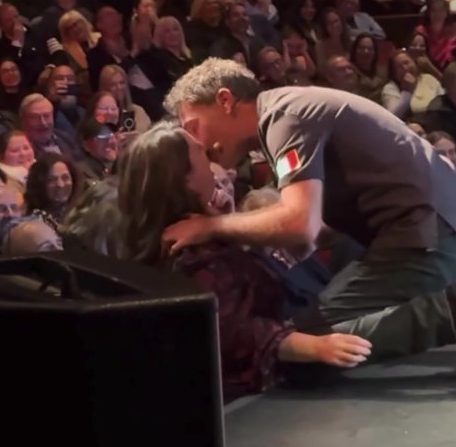 Axed ITV chef Gino D’Acampo sucks spaghetti from woman’s mouth during comeback show