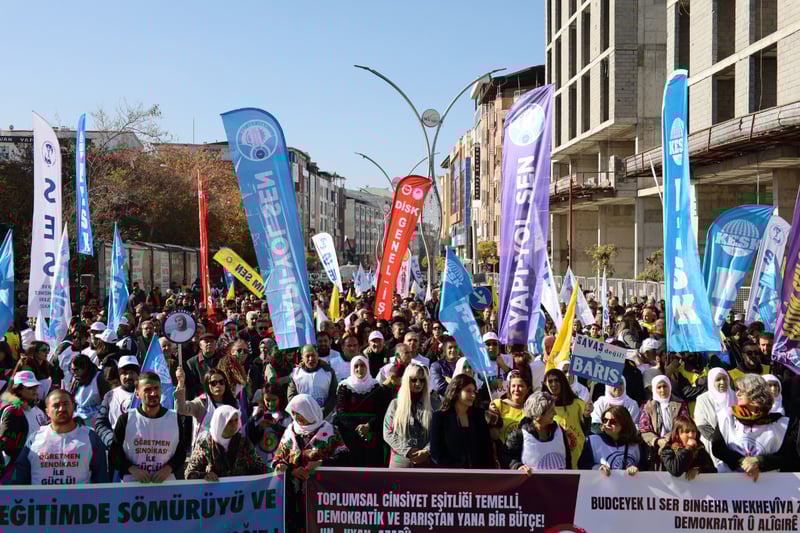 Kamu emekçileri Van’dan seslendi: Savaşa değil barışa bütçe