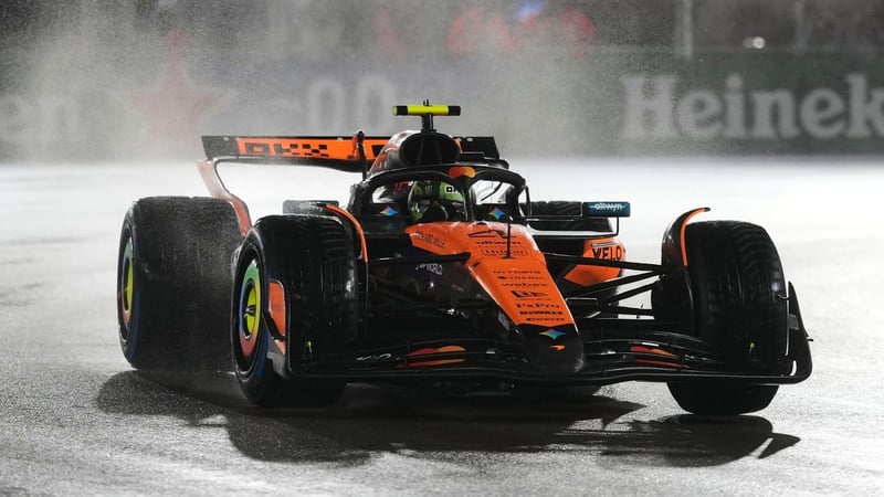 Formel 1 in Las Vegas: Wilde Regen-Quali – Norris holt die Pole