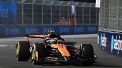 McLarens struggle as Leclerc fastest in practice