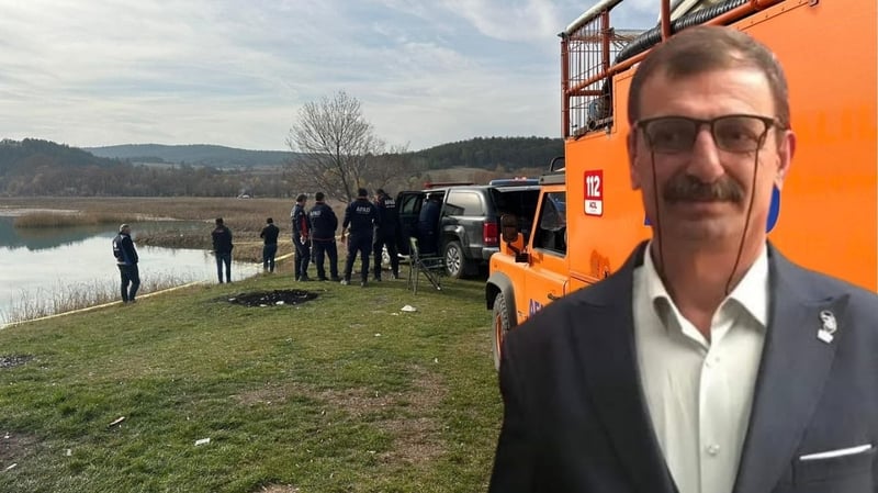 Gölette boğulan Zafer Partili başkanın cansız bedenine ulaşıldı