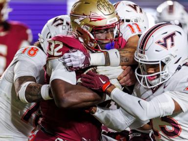Tommy Castellanos runs for two TDs, passes for another as Florida St. routs Va. Tech 34-14