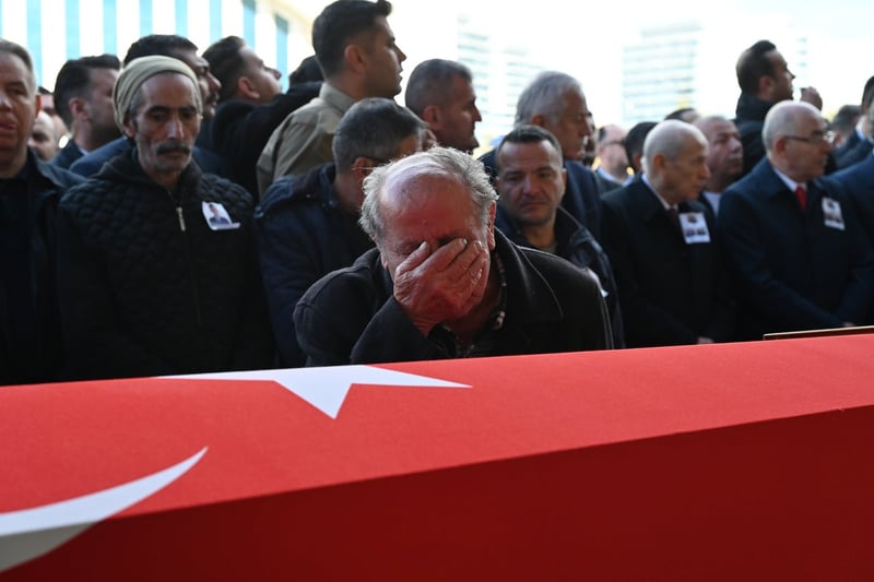 Turkey holds funeral for 20 military personnel killed in Georgia plane crash
