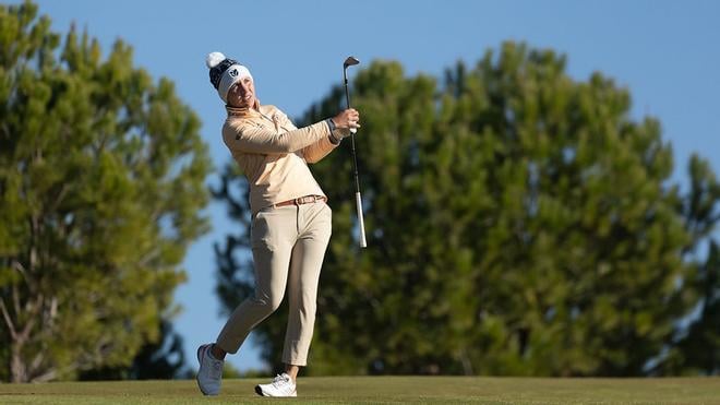 Carlota Ciganda, con muy pocas opciones de lograr el triplete en el Open de España Femenino