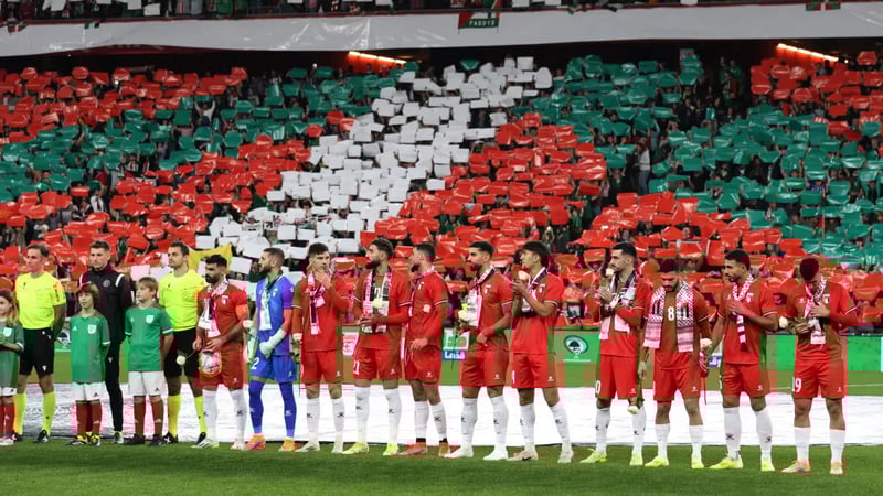 Filistin ile Bask bölgesel takımından dostluk maçı!