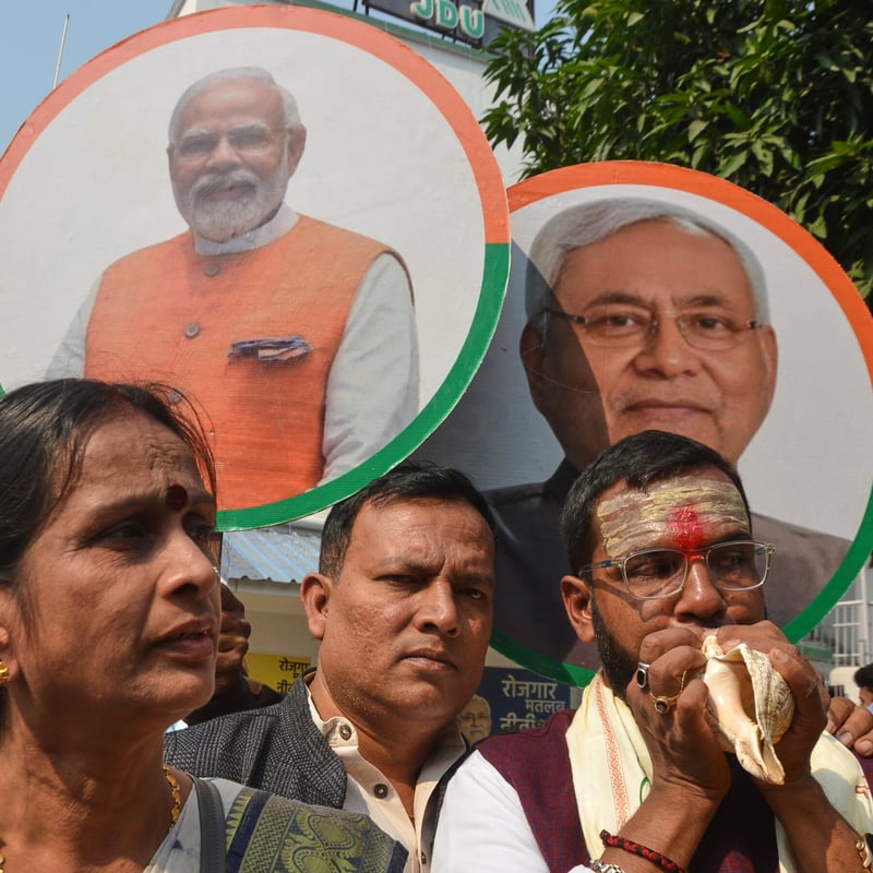 Modi’s Coalition Leads Indian State Election Scrutinized Over Voter Rolls