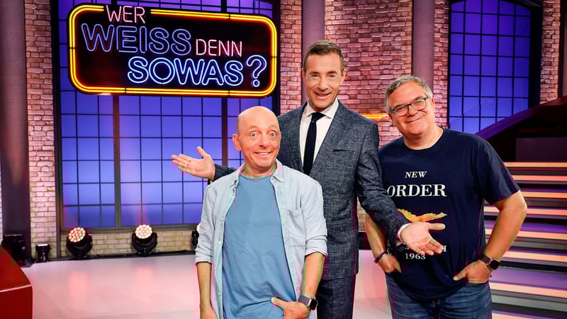 10 Jahre „Wer weiß denn sowas“ - Auch Elton feiert mit