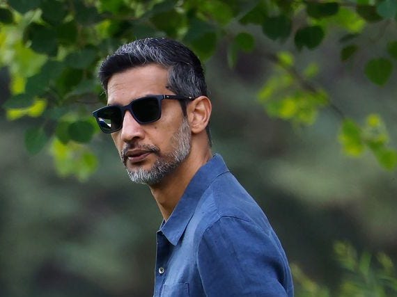 CEO Sundar Pichai's cheeseburger flex sums up Google's amazing comeback