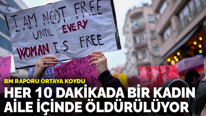 BM raporu ortaya koydu: Her 10 dakikada bir kadın aile içinde öldürülüyor