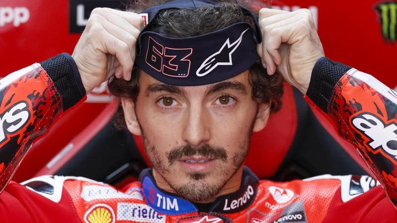 Davide Tardozzi, jefazo del equipo Ducati oficial de MotoGP: "Con Bagnaia estamos un poco entre la espada y la pared, porque claramente estamos haciendo de todo pero no hemos encontrado la solución"
