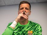 Chain-smoking Wojciech Szczesny reveals he broke Barcelona's body fat record, played his first season in Spain for FREE, and is 'fed up with long-term suffering' after old freak injury