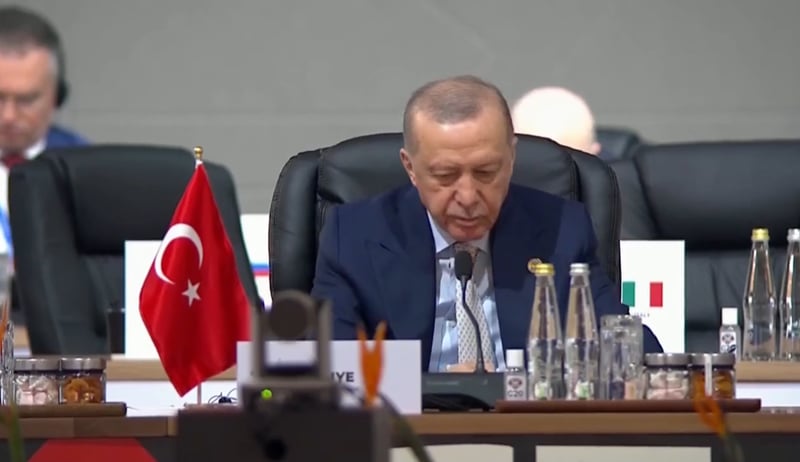 Cumhurbaşkanı Erdoğan, G20 Liderler Zirvesi'ne hitap etti