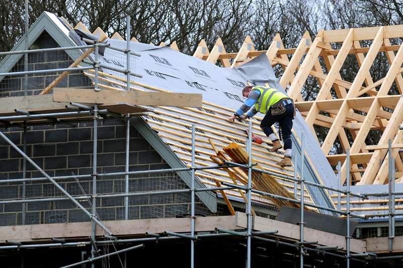 Number of new homes per year in England falls to near-decade low