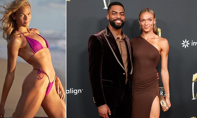 Giants NFL player Darius Slayton announces engagement to world champion track star Anna Hall